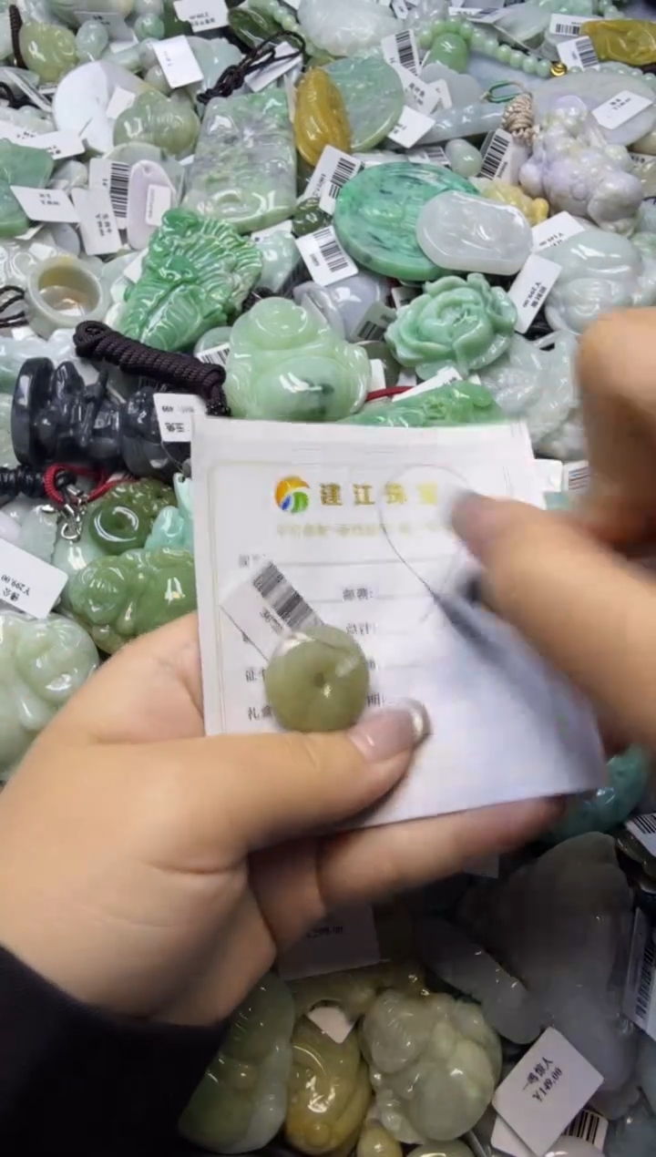 【闪购商品】翡翠颈饰未镶嵌00000256