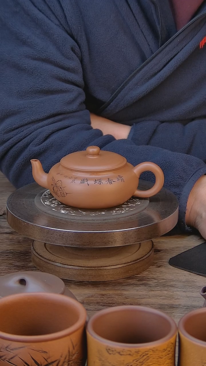茶壶紫砂校*底槽清扁灯