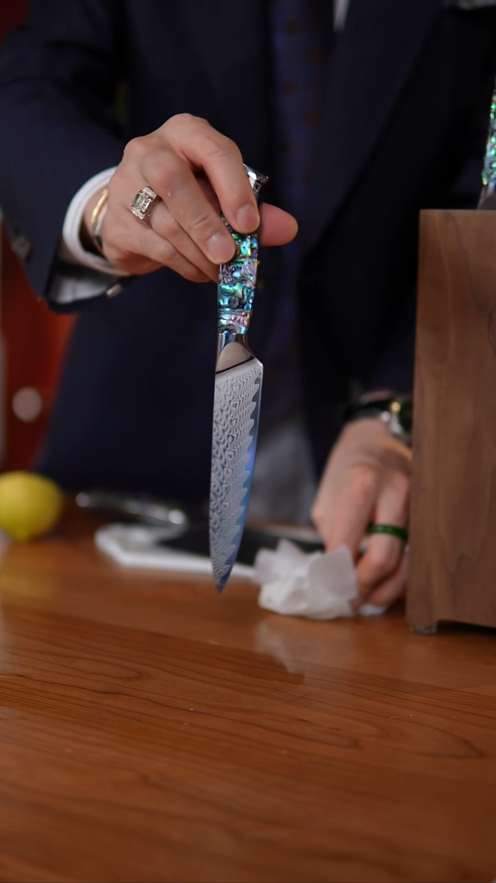 当代大马士革刀【水果刀】