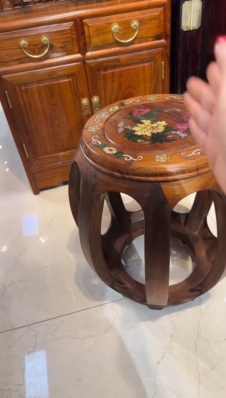 【闪购商品】木木艺牡丹花开鼓凳550.8888