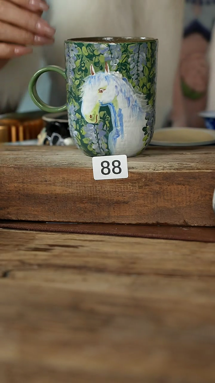 【闪购商品】瓷片石一设计师手作系列/油画风