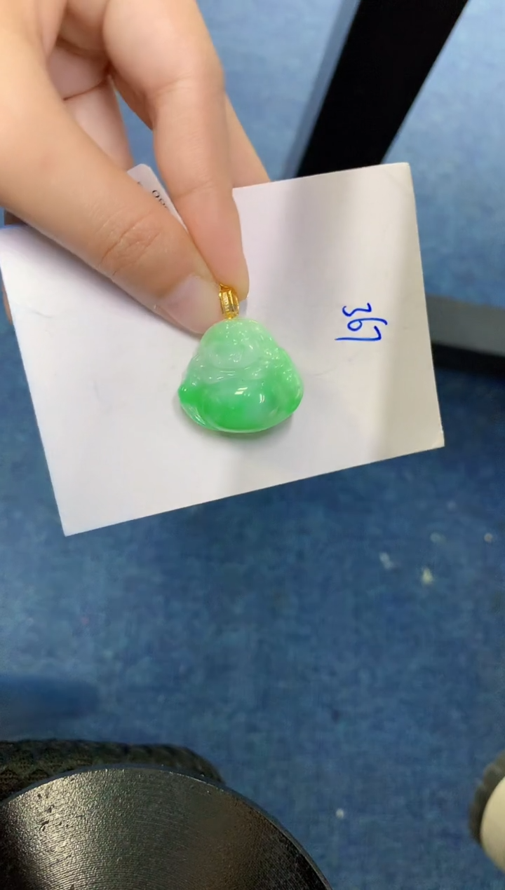 【闪购商品】翡翠颈饰18K金镶嵌000000000