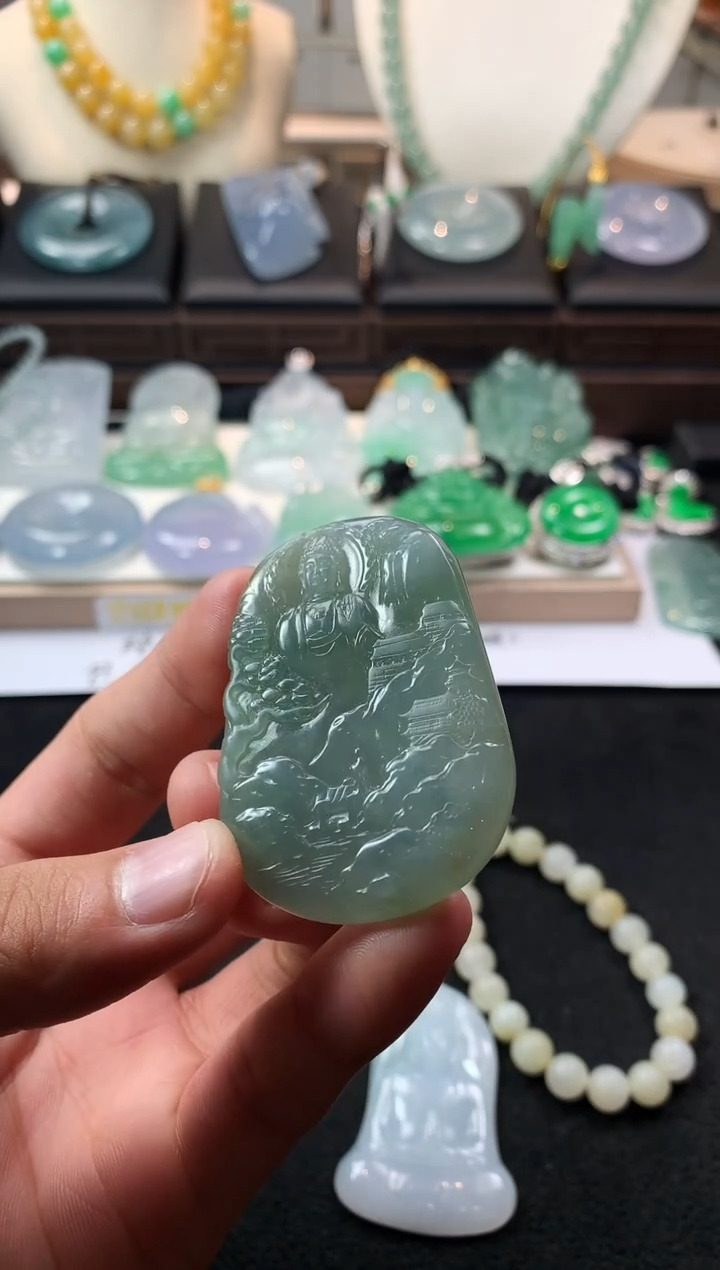 未镶嵌定制翡翠&****岗 5024毛货不退不换