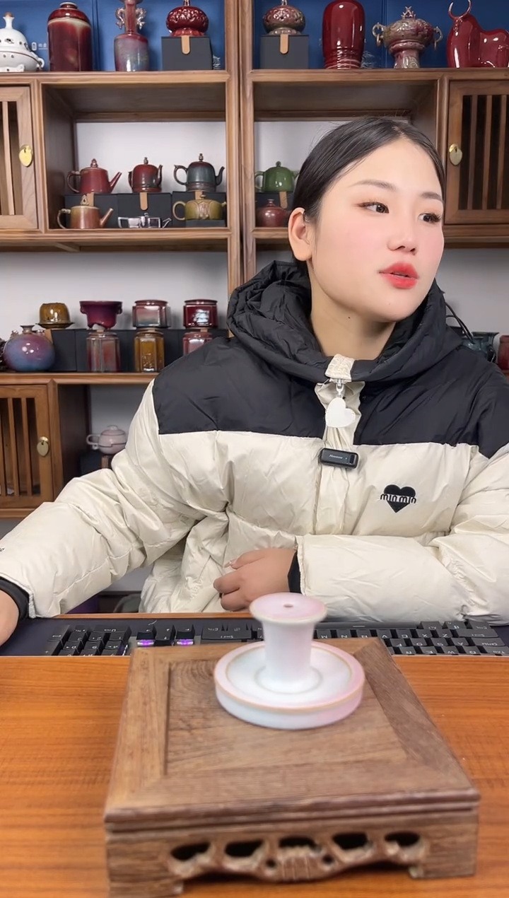 【闪购商品】瓷片钧尚源钧瓷盖至月白釉