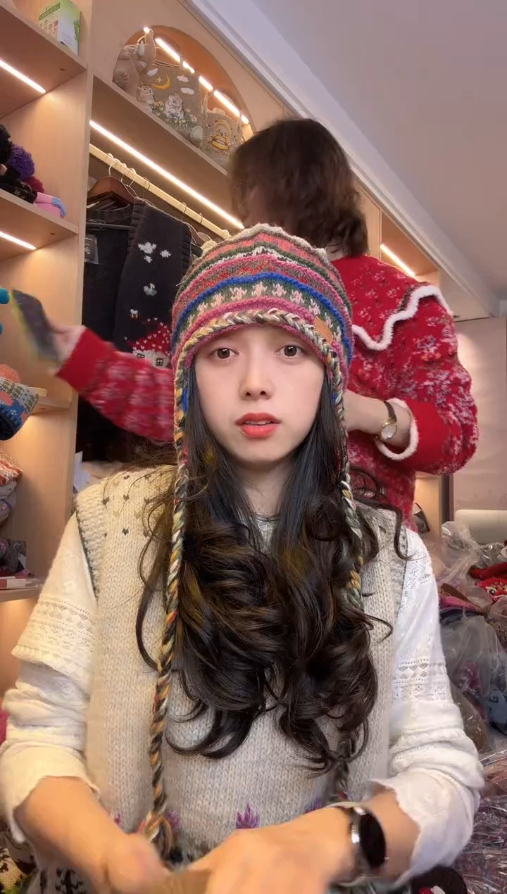 羊毛诗百羊毛护耳帽B626