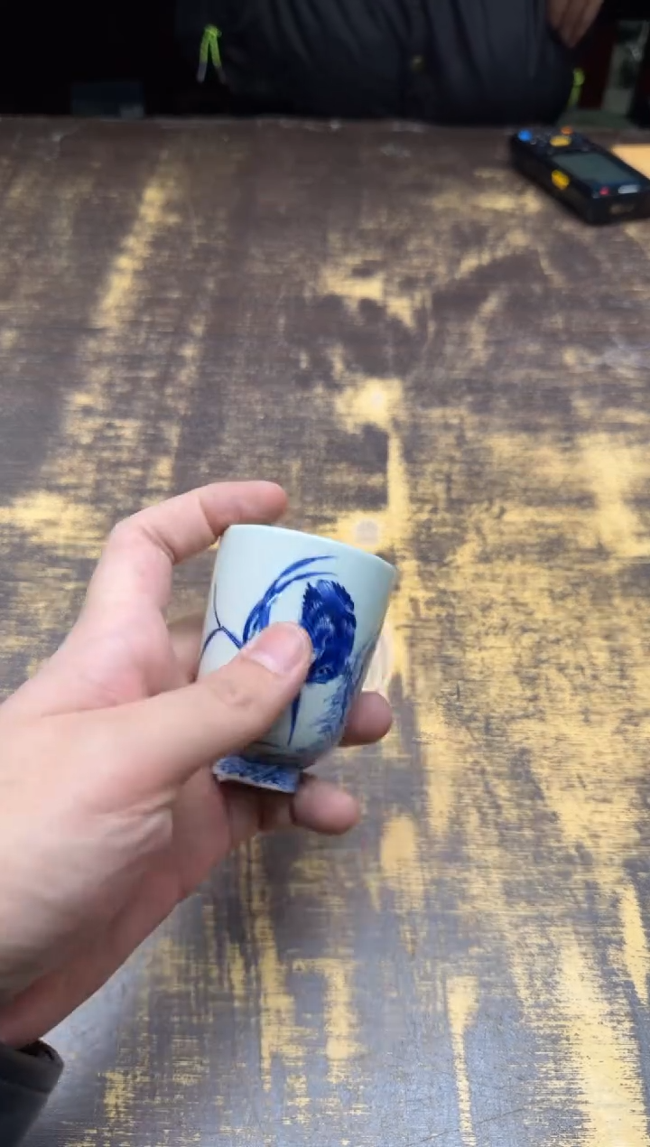 J****r戏墨柴窑 单翠闻香杯（送）