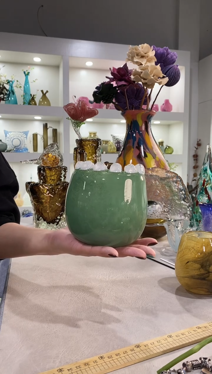 慕忆家手作琉璃花瓶