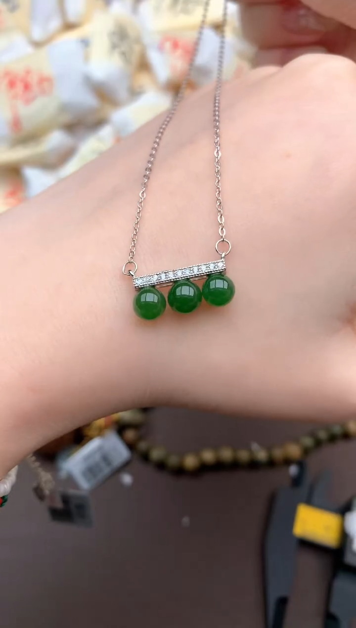 【闪购商品】和田玉挂件银S925镶嵌—