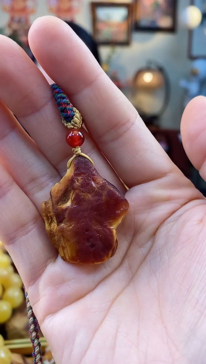 【闪购商品】琥珀颈饰未镶嵌吊坠