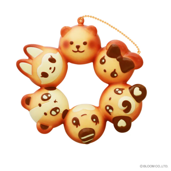 【现货】iBloom 吉祥物公仔 花环面包 浓茶色 盒玩扭蛋