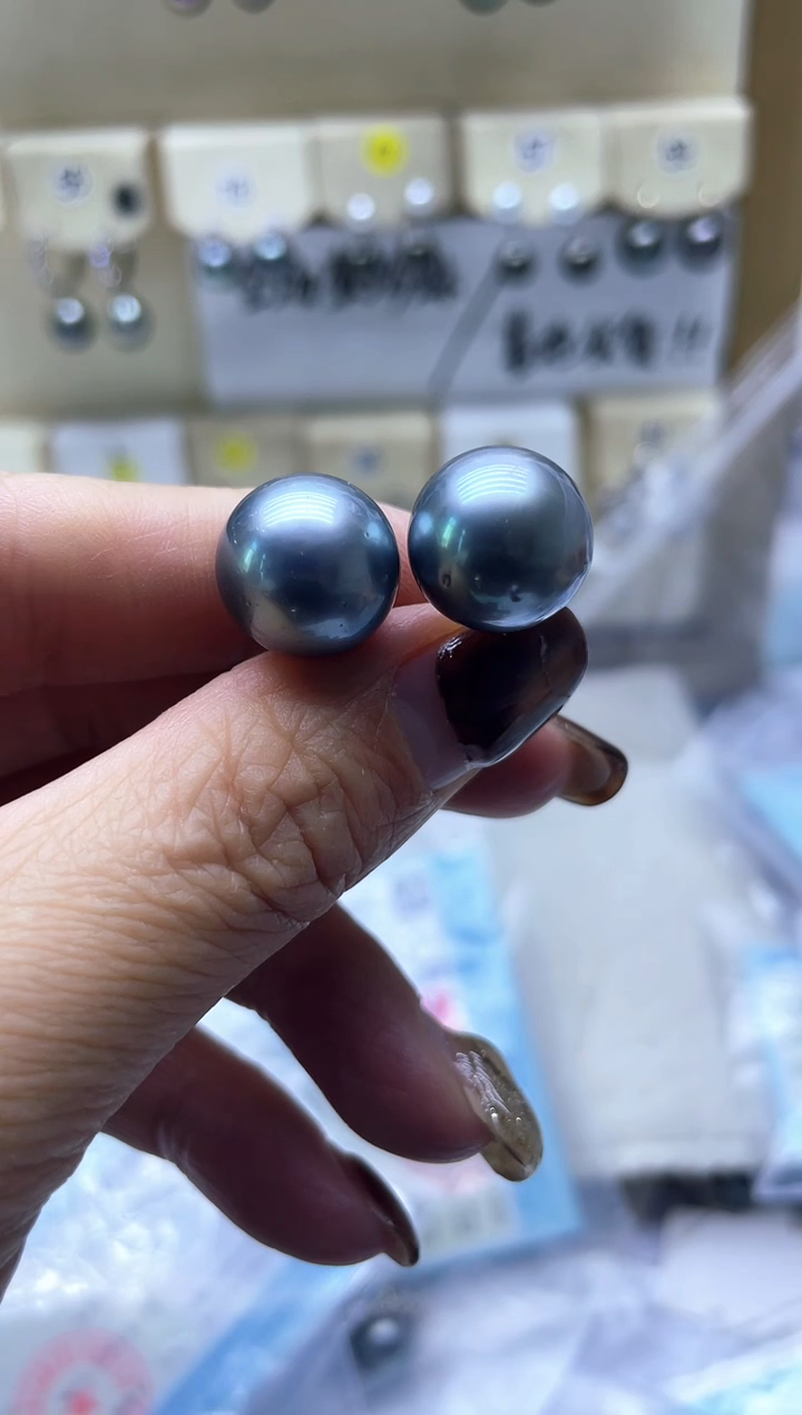 【闪购商品】海水珍珠耳饰银S925镶嵌2