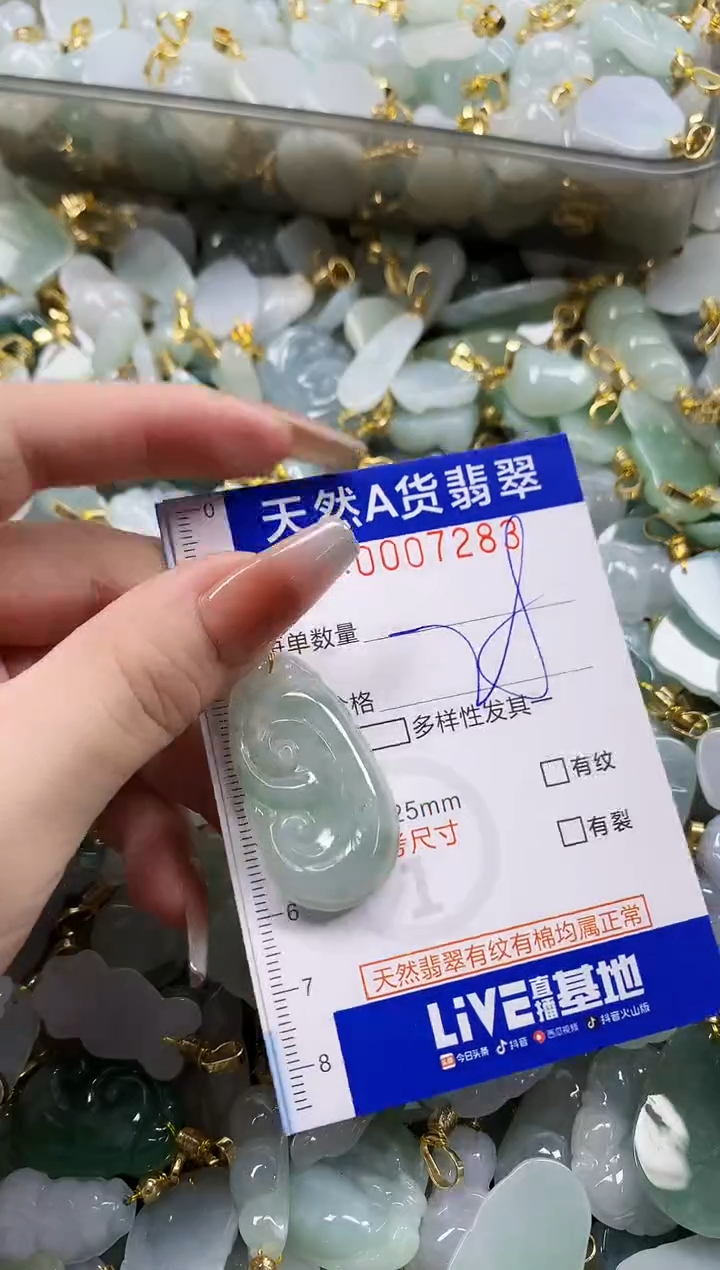 颈饰未镶嵌翡翠天然A货翡翠