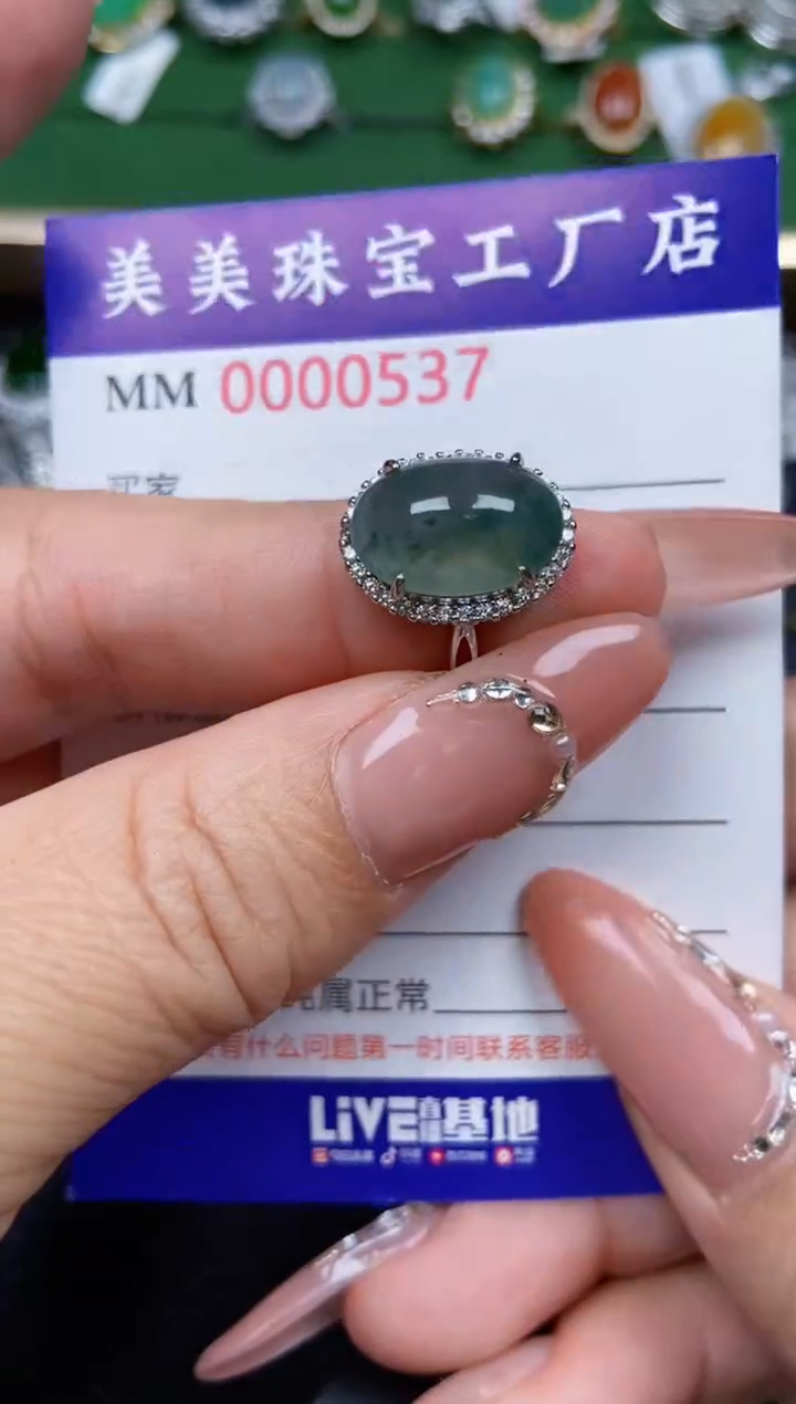 【闪购商品】翡翠颈饰银S925镶嵌0537