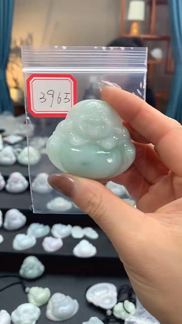 颈饰未镶嵌翡翠佛公3965