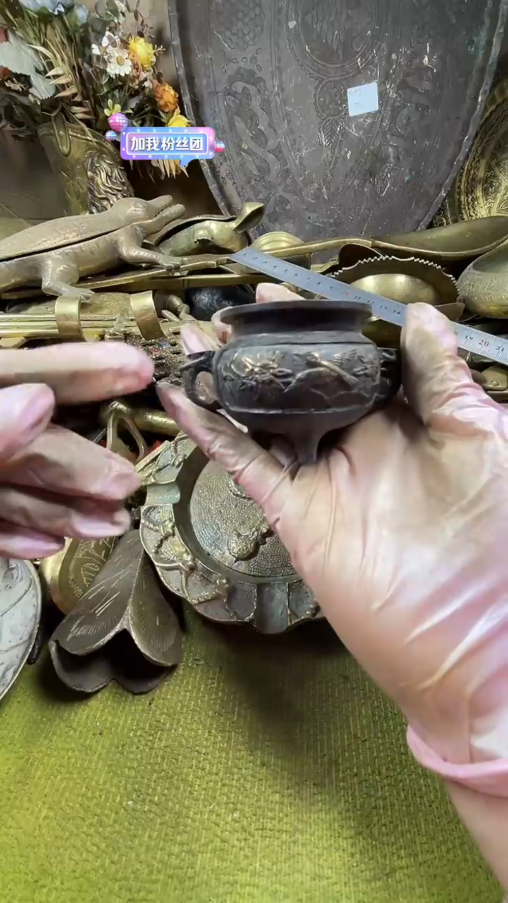 悟*亿锦铜回流铜器摆件29