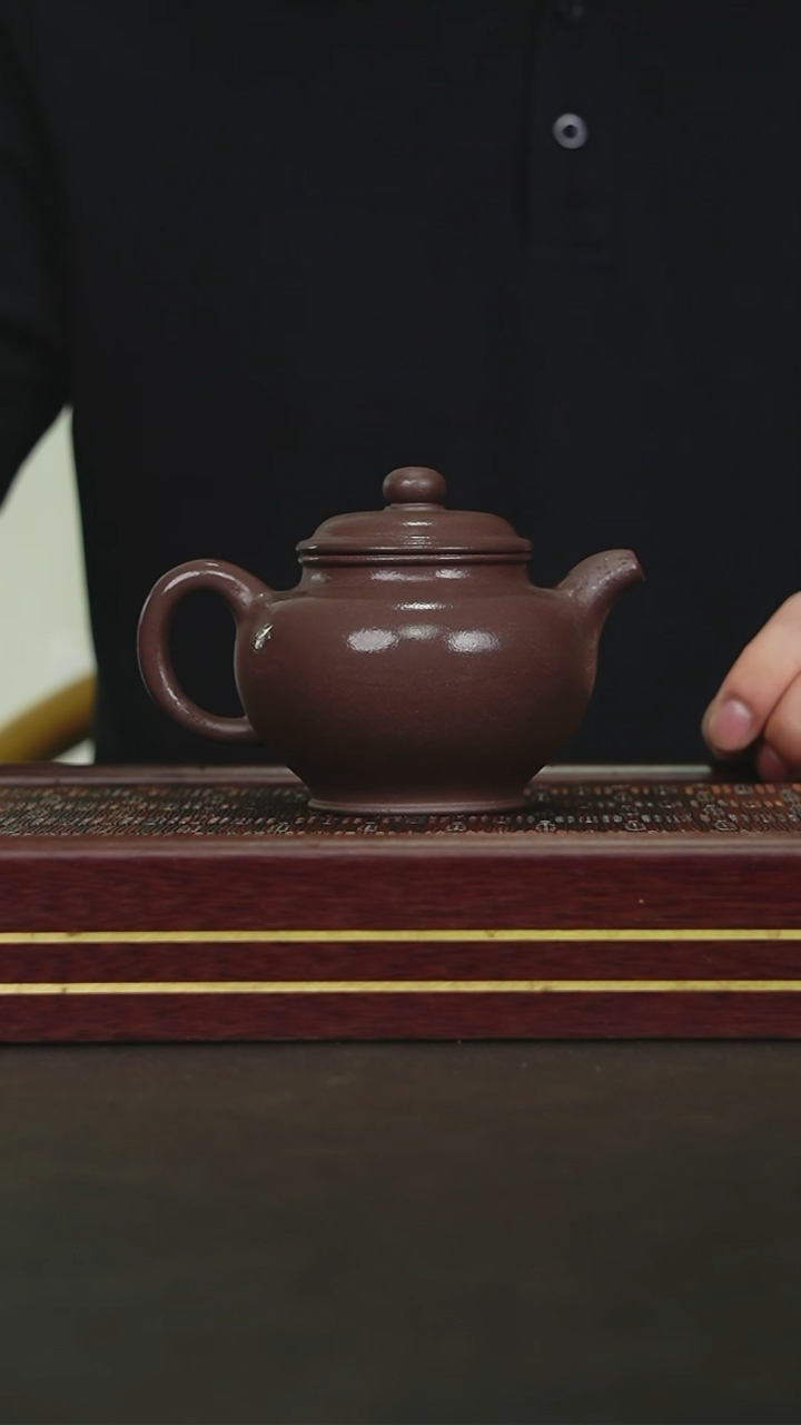 茶壶紫砂紫泥掇只fb
