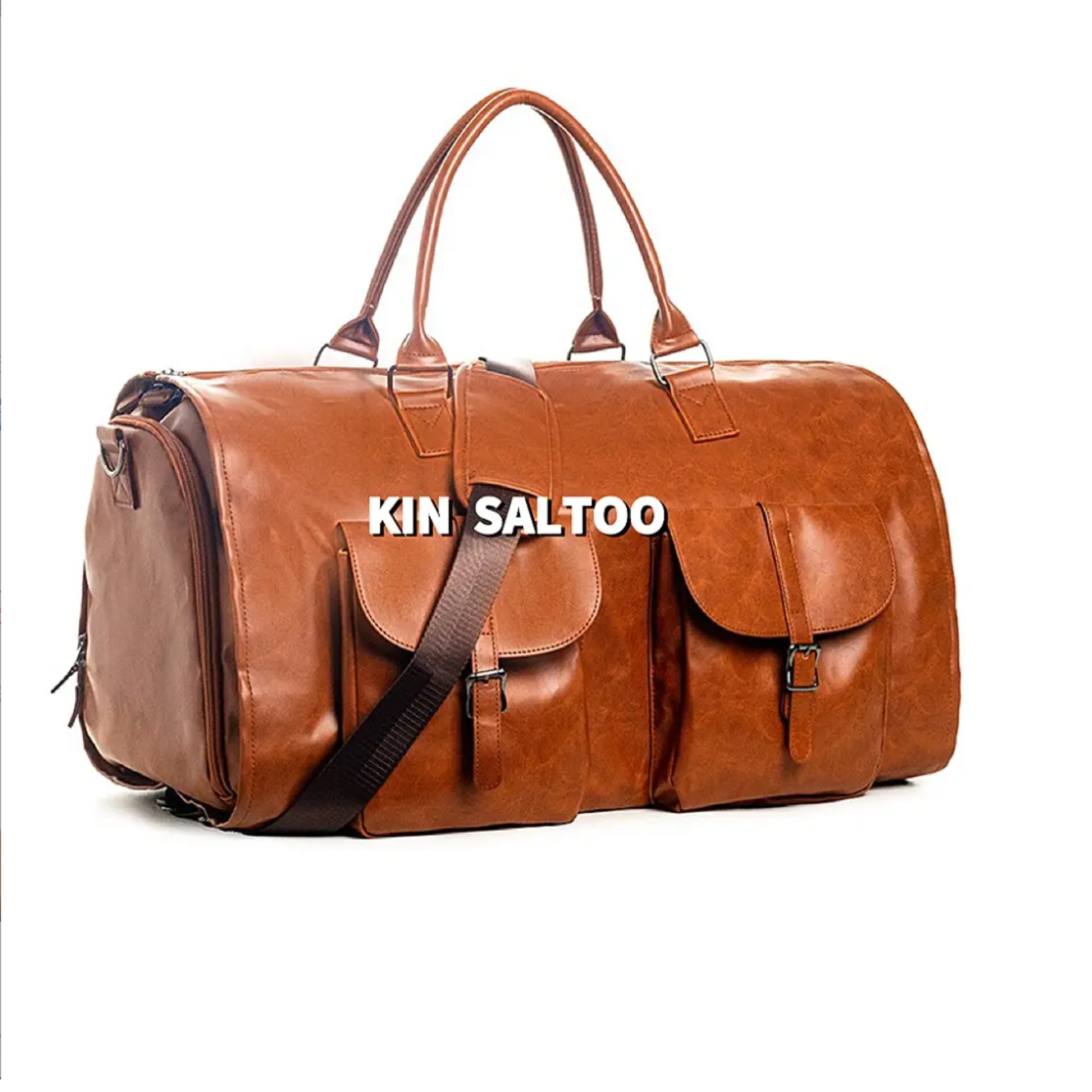 KIN SALTOO "老钱包"vintage西装收纳多功能手提包SL9115