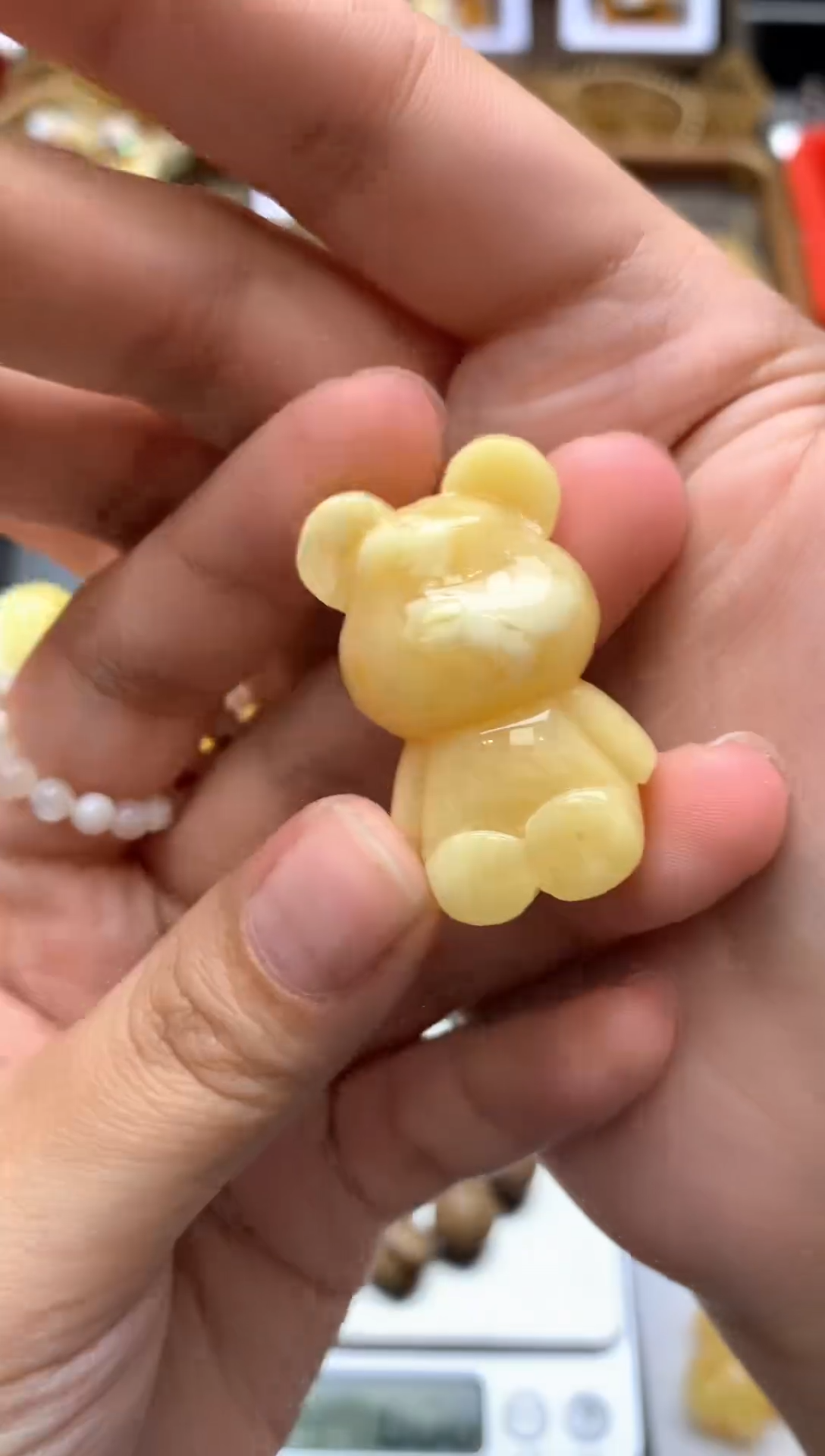 【闪购商品】琥珀珠宝奇石未镶嵌026琥珀蜜蜡花粉小坑介意勿拍