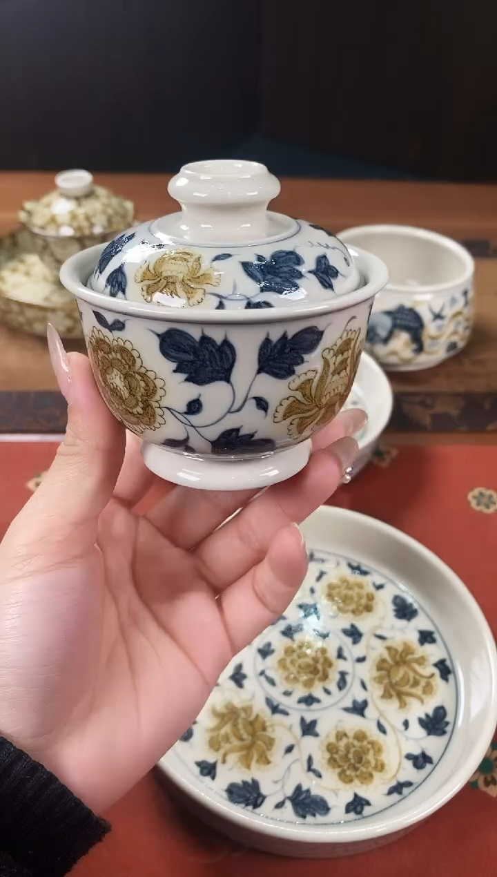 【闪购商品】《渐升堂》神秘二号釉 盖碗