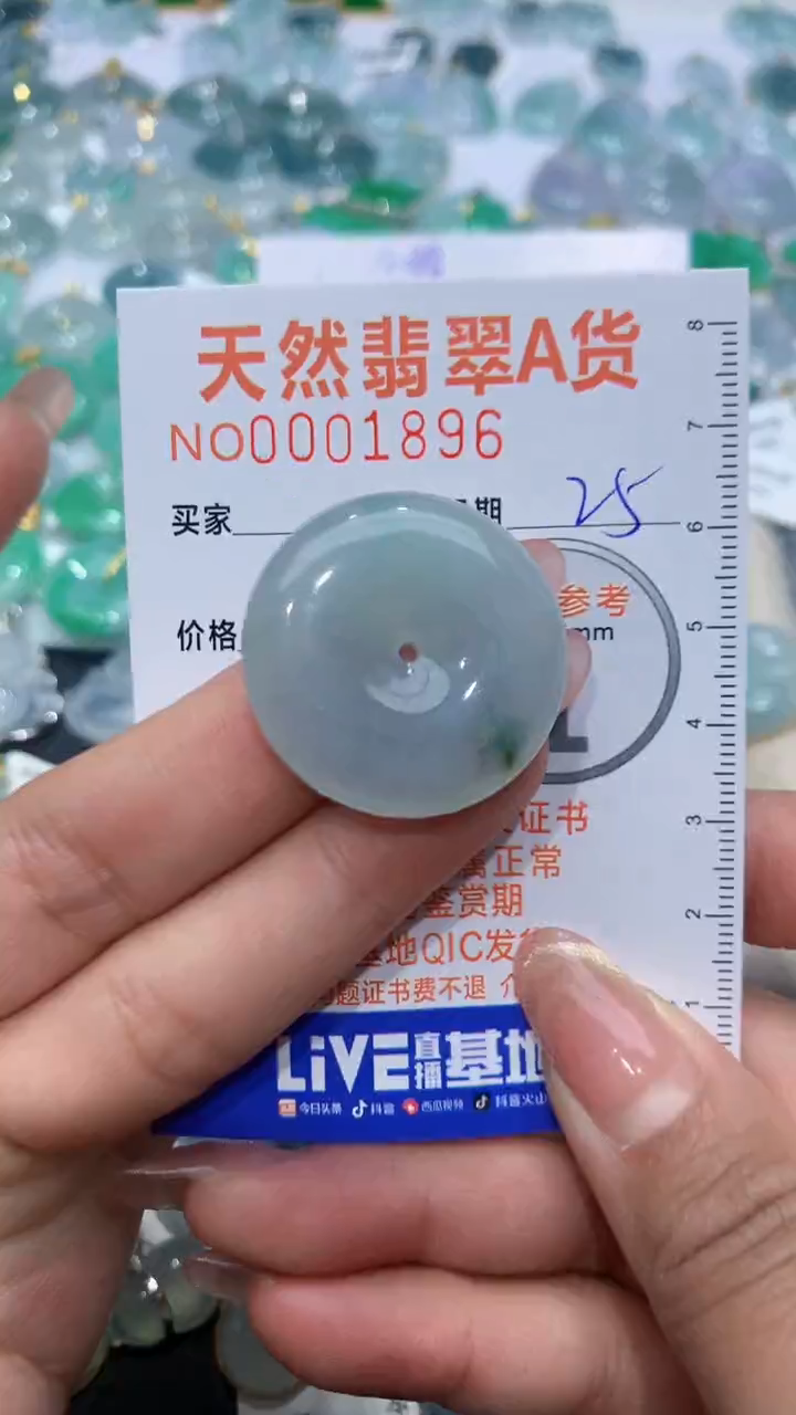 【闪购商品】翡翠颈饰未镶嵌天然缅甸A货翡翠25