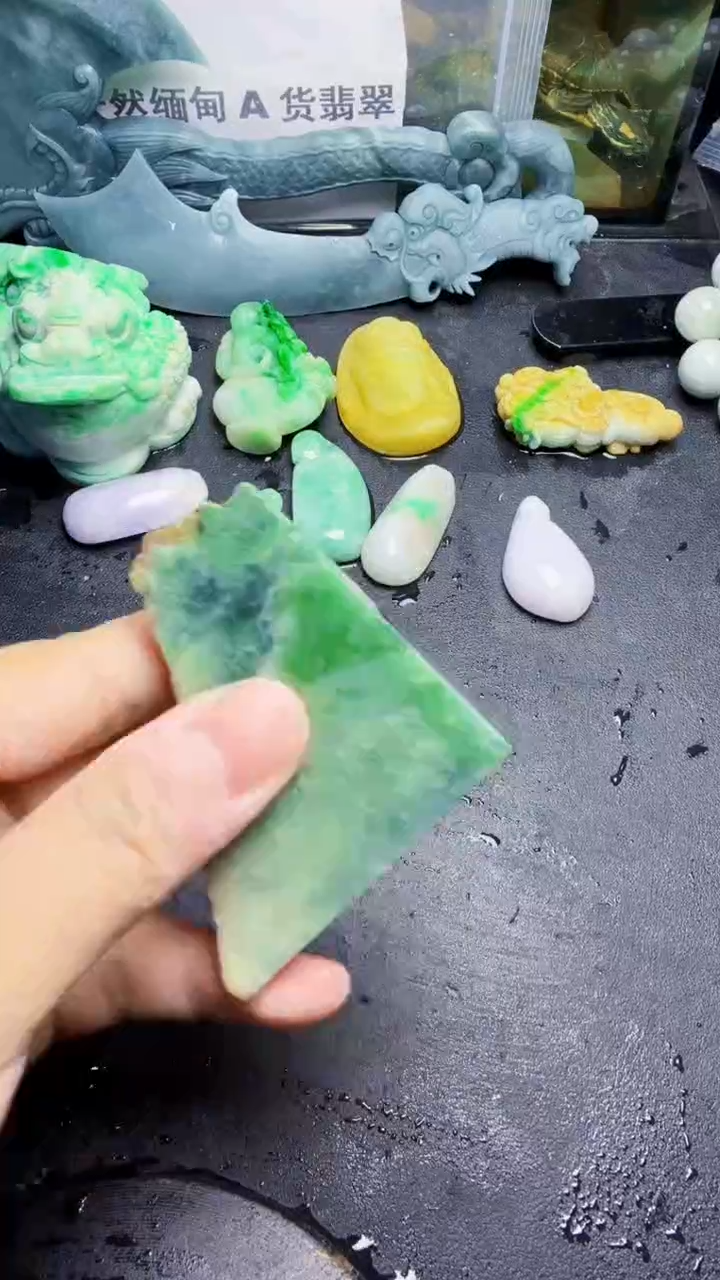 未镶嵌挂件翡翠ღ****এ天然翡翠047