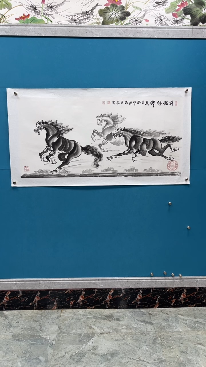【闪购商品】绘画邓志标骏马系列9