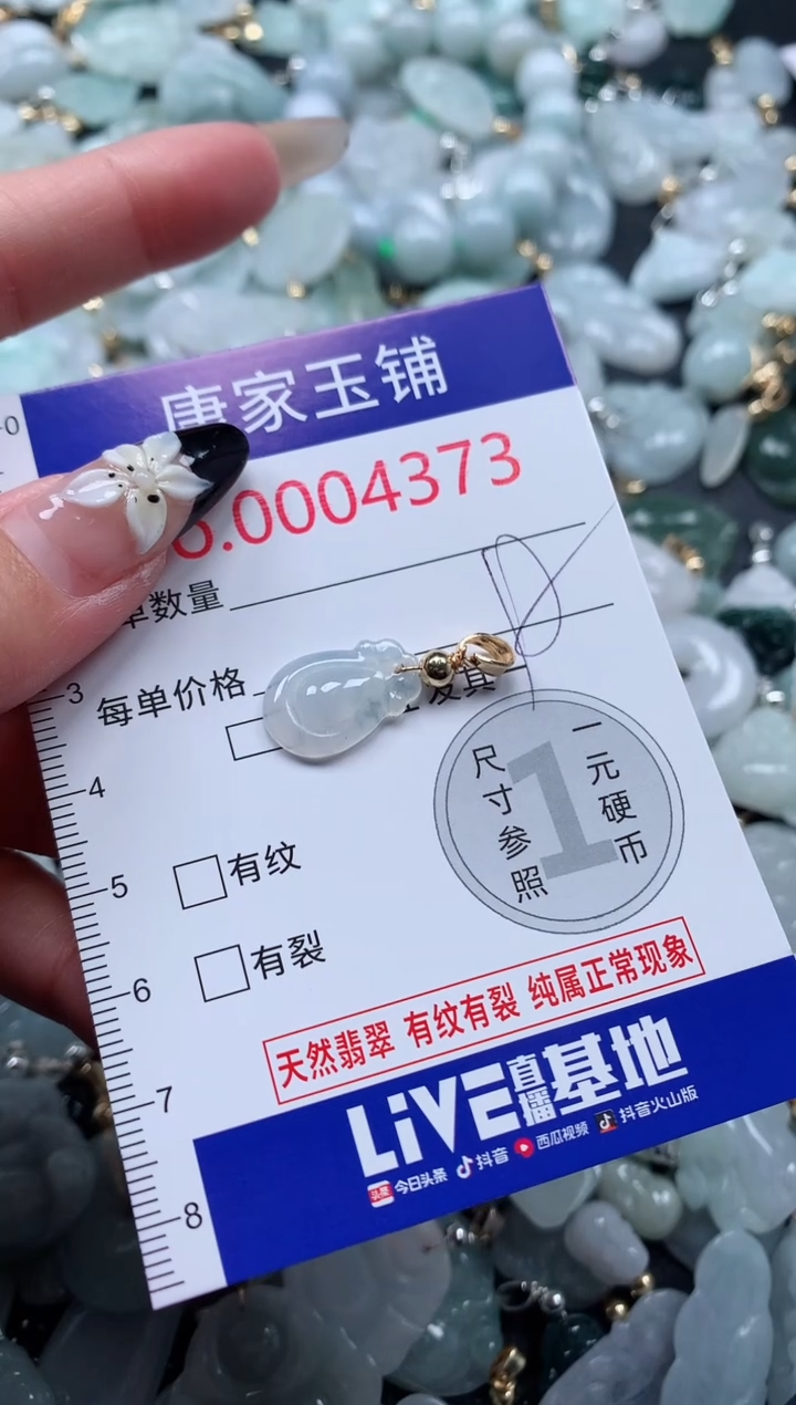 颈饰未镶嵌翡翠4373