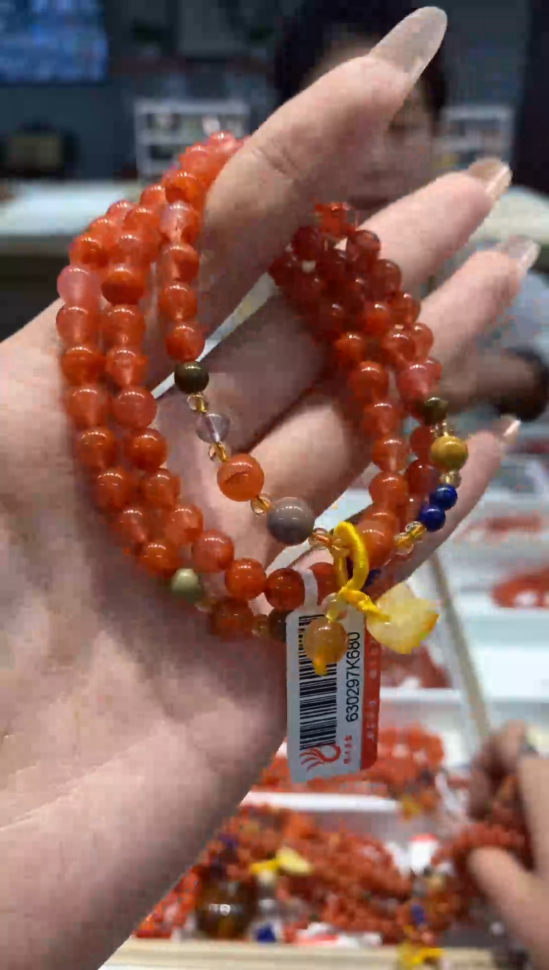 【闪购商品】南红玛瑙颈饰未镶嵌项链
