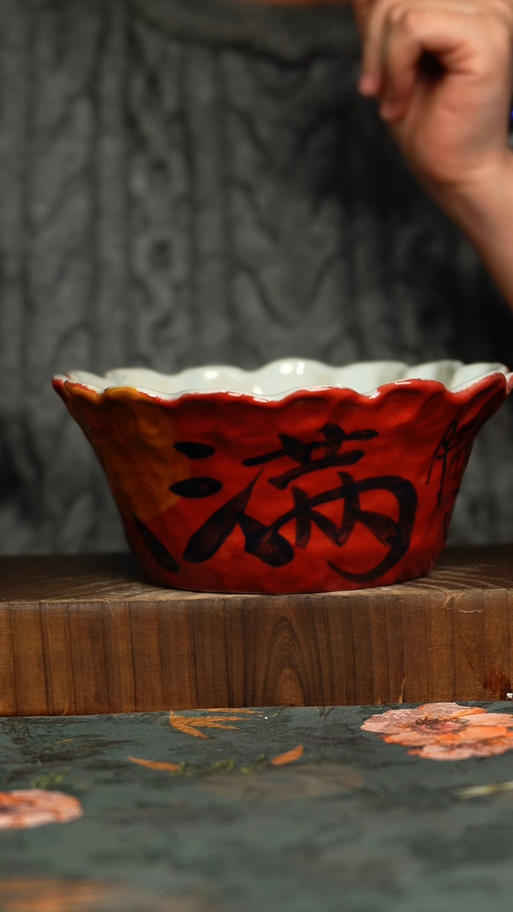 杯釉下彩手工手绘同款陶器