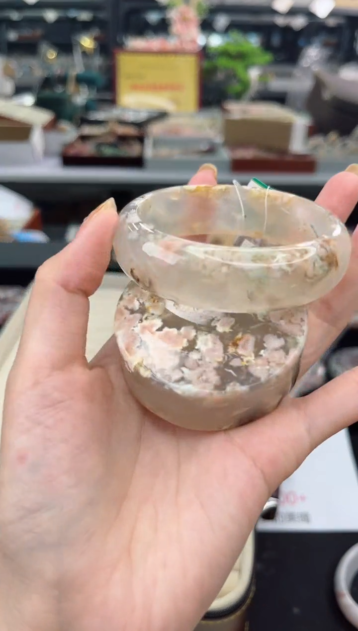 【闪购商品】石英质玉手镯未镶嵌58圈口（赠品镯心）S921136