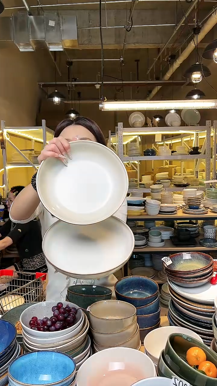 瓷187外贸尾货窑变釉下彩默认微瑕