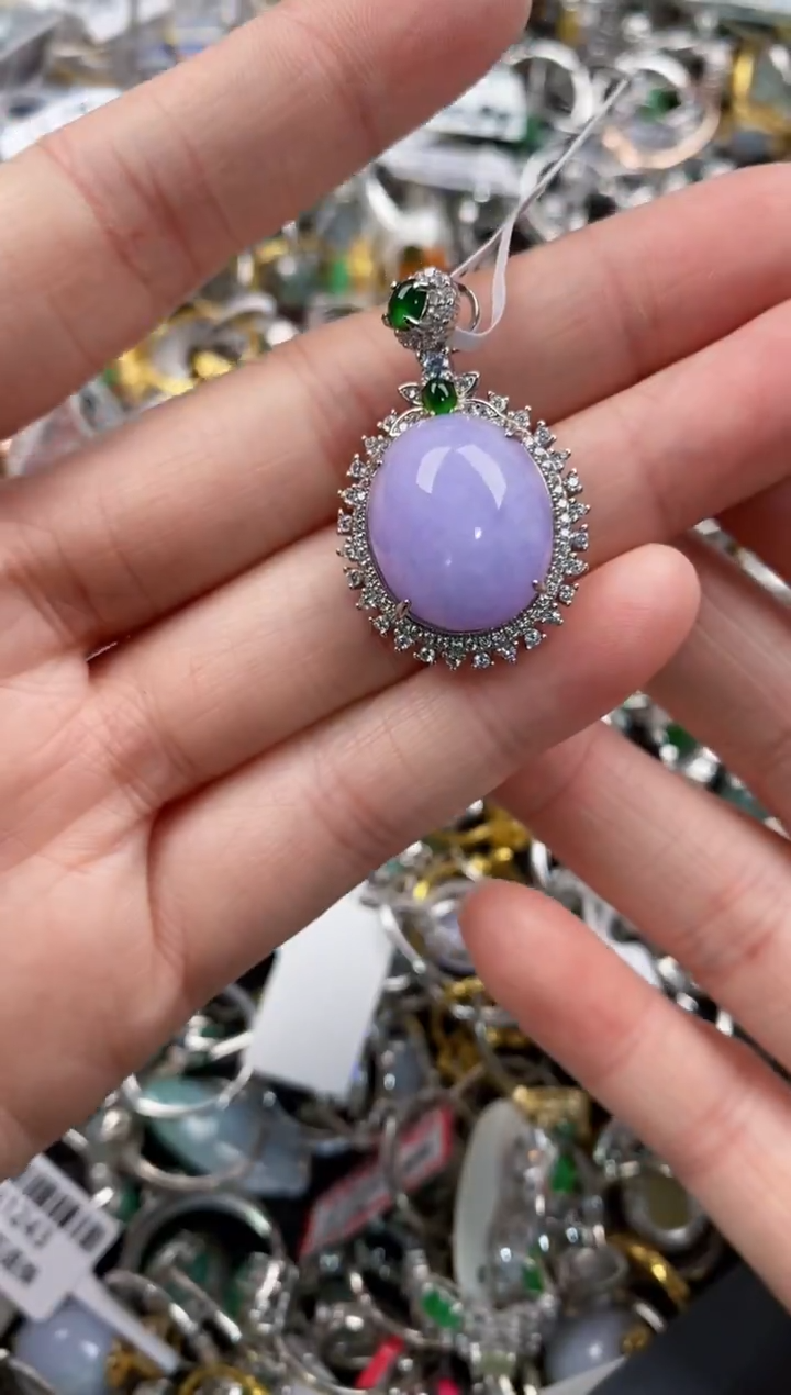 银S925镶嵌戒指翡翠222                   7