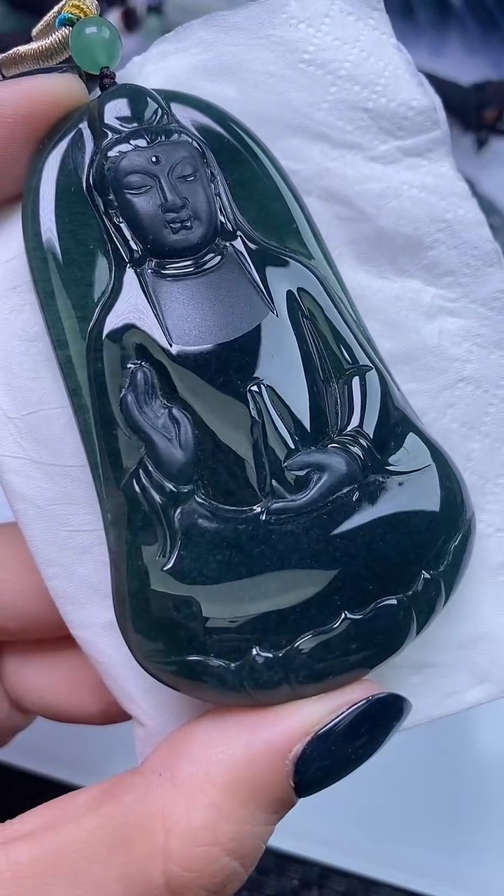 【闪购商品】翡翠颈饰未镶嵌A货翡翠5965