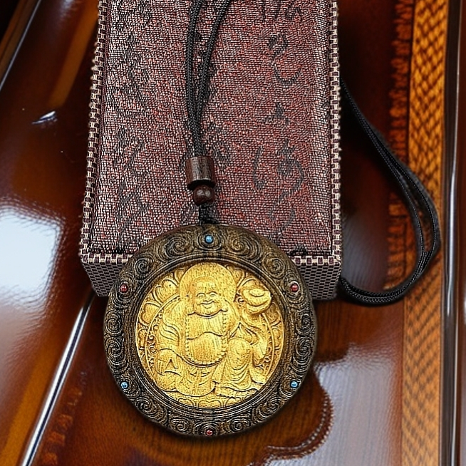 开心弥勒佛挂件H119