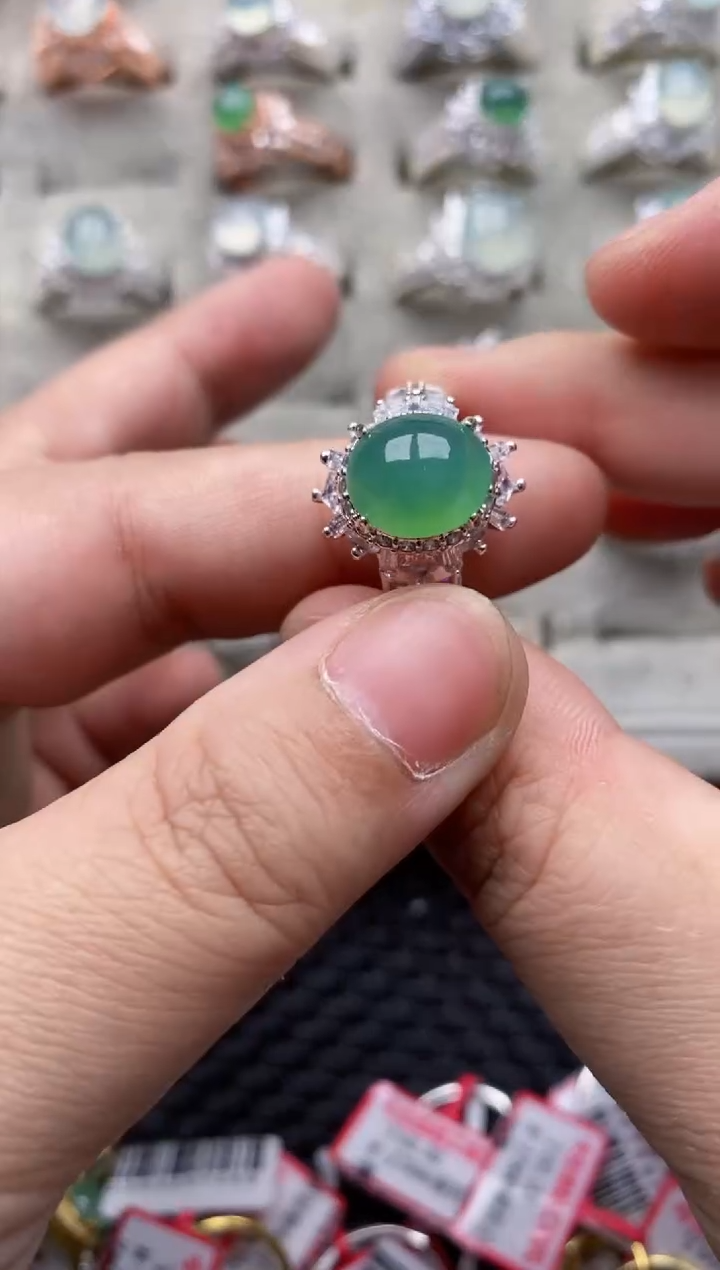 【闪购商品】翡翠戒指未镶嵌44444---59
