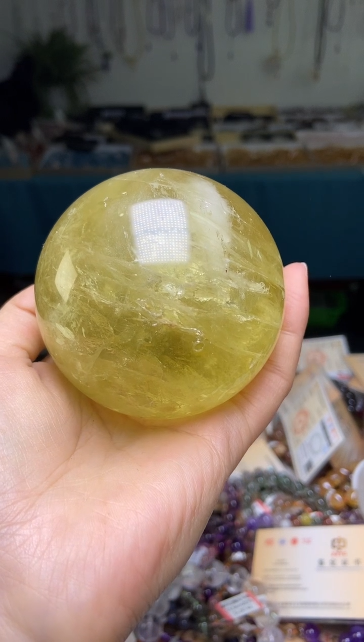 【闪购商品】黄球7+/415未镶嵌水晶多样性发一件