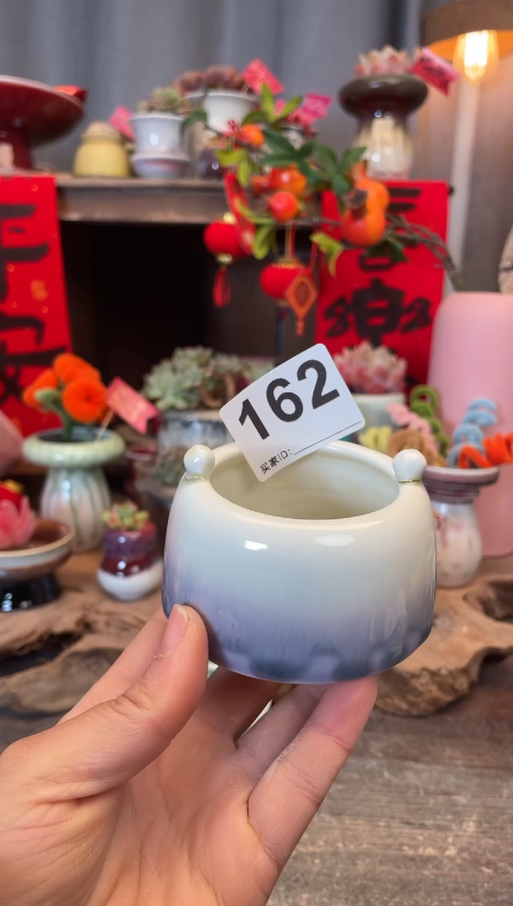 【闪购商品】摆件162知木小芳花盆