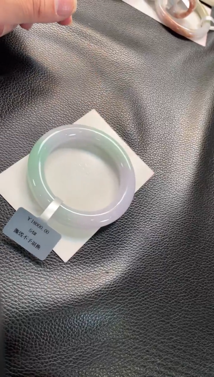 未镶嵌手镯翡翠126号链接 54圆条