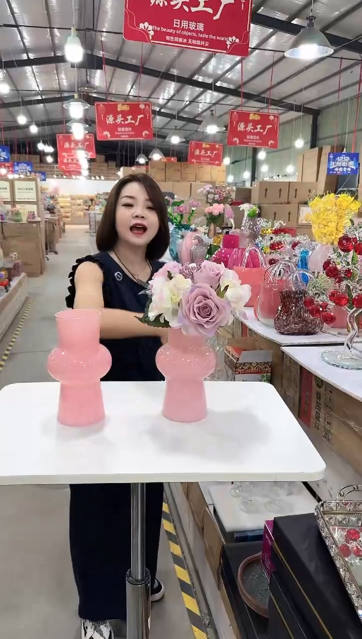 琉璃手工艺品优选花瓶花器T-早1