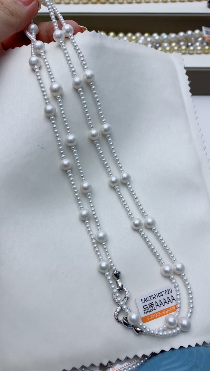 【闪购商品】淡水珍珠颈饰未镶嵌W9