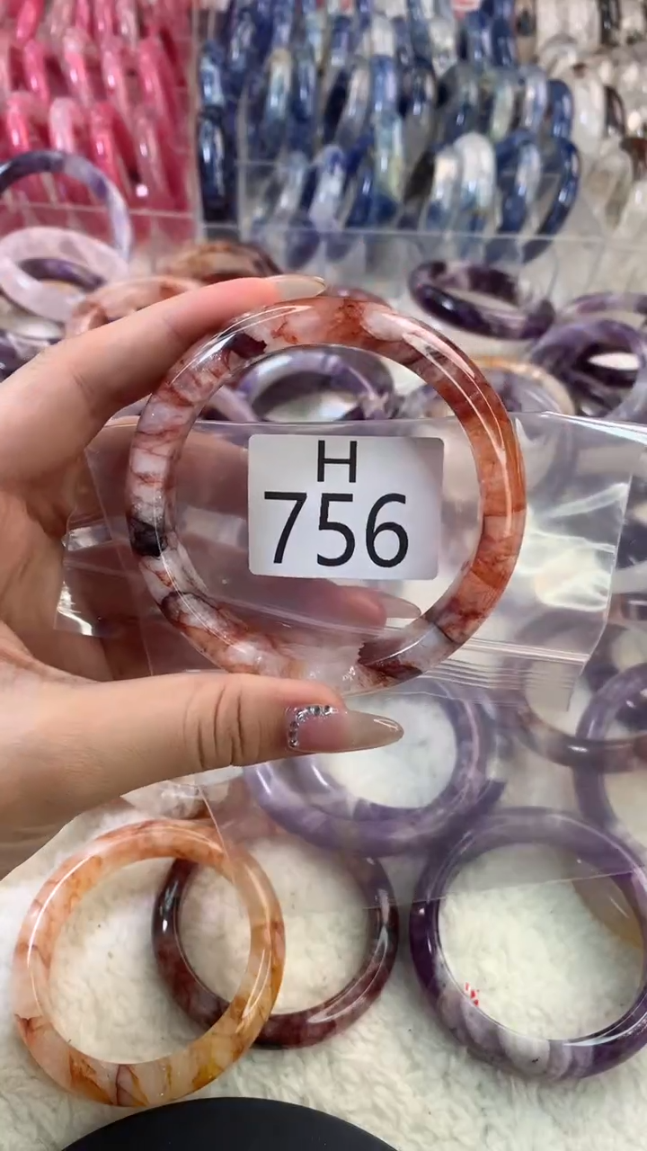 水晶手镯H未镶嵌水晶756-62