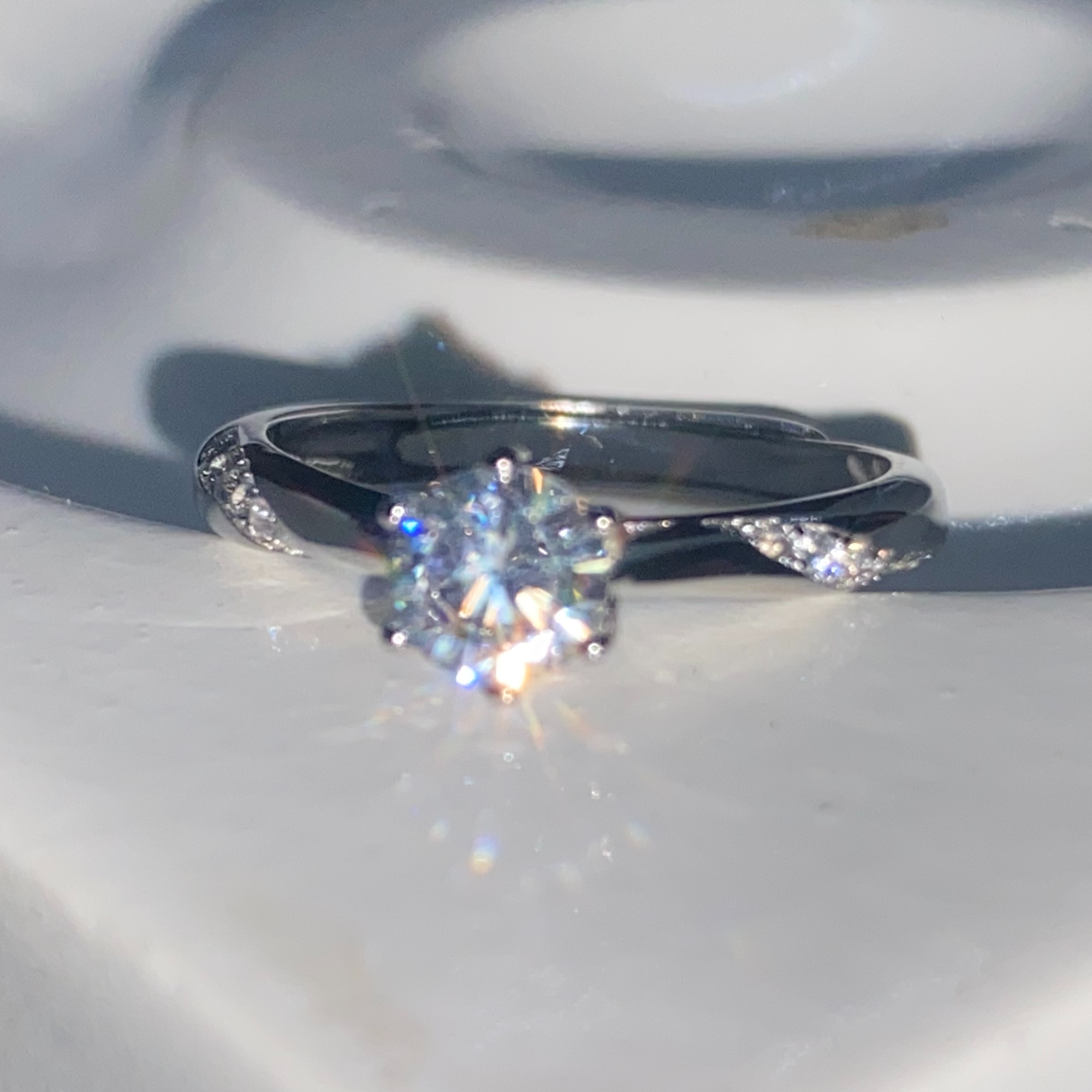 【南非库里南】NFKLN 高端奢华定制 经典六爪镶嵌戒指 003