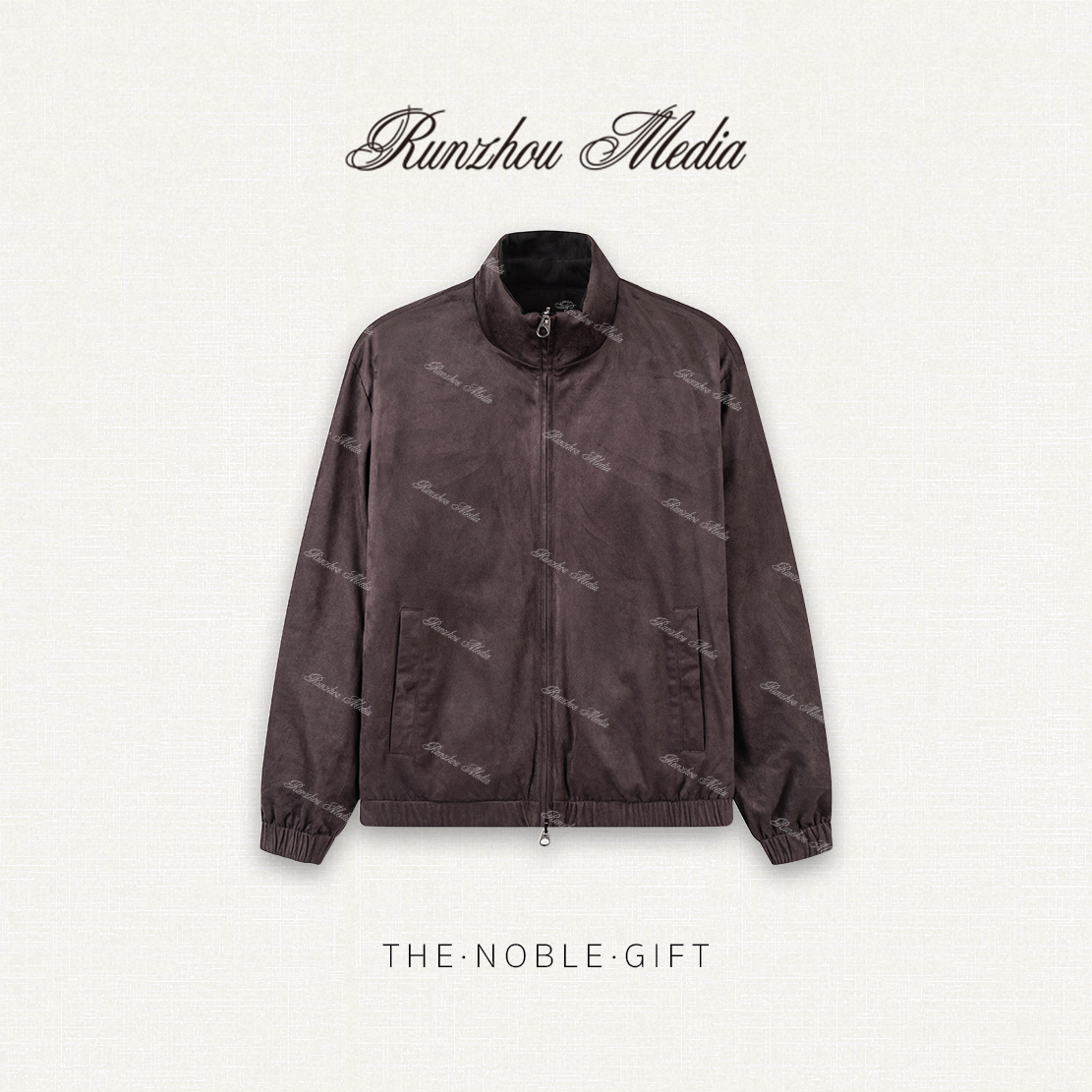 25FW秋冬双面穿羊毛百搭男立领拉链防风羽绒服AZ2012