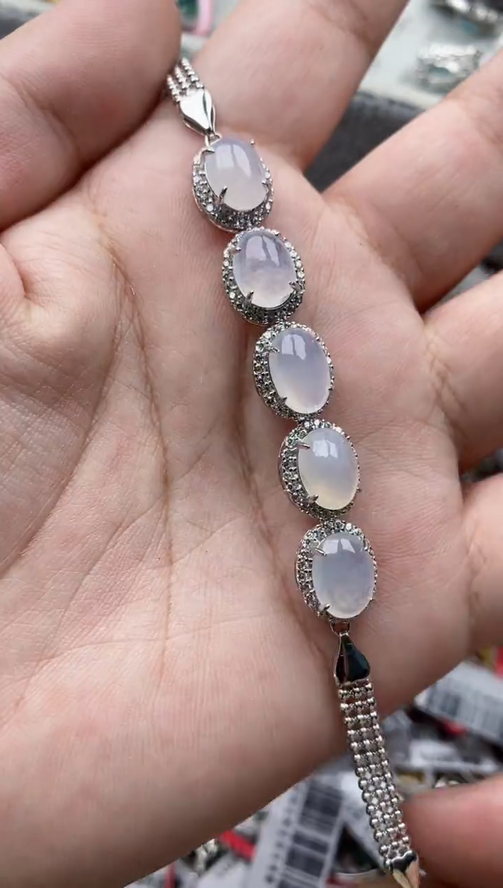 【闪购商品】翡翠戒指银S925镶嵌8888---4