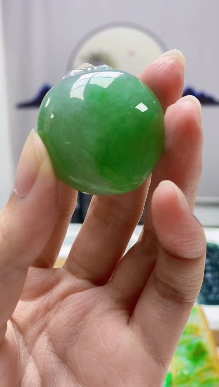 定制翡翠未镶嵌4868zm-毛货挂件112