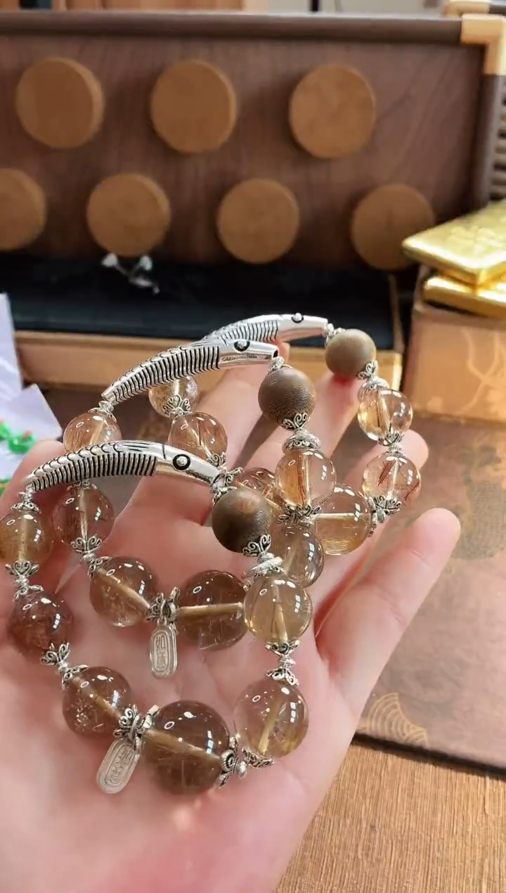 水晶手串银S925镶嵌手串 多样性发货 发一条