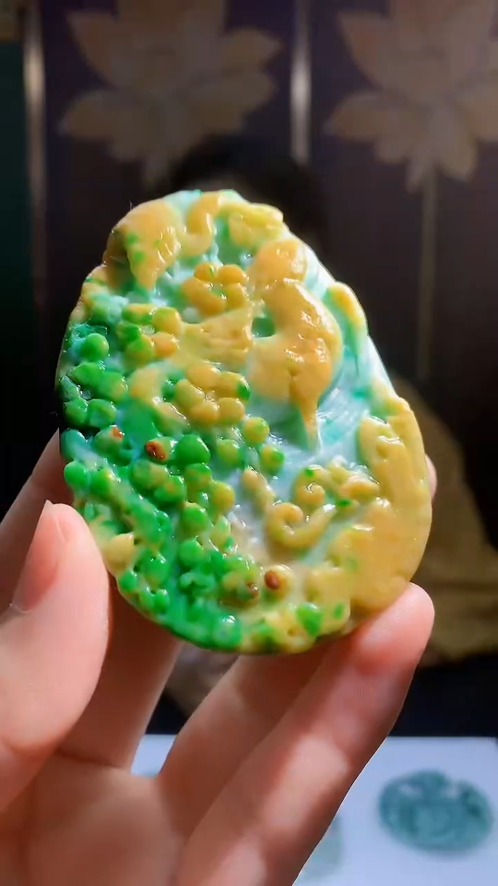 定制翡翠未镶嵌1027hm-毛货挂件13