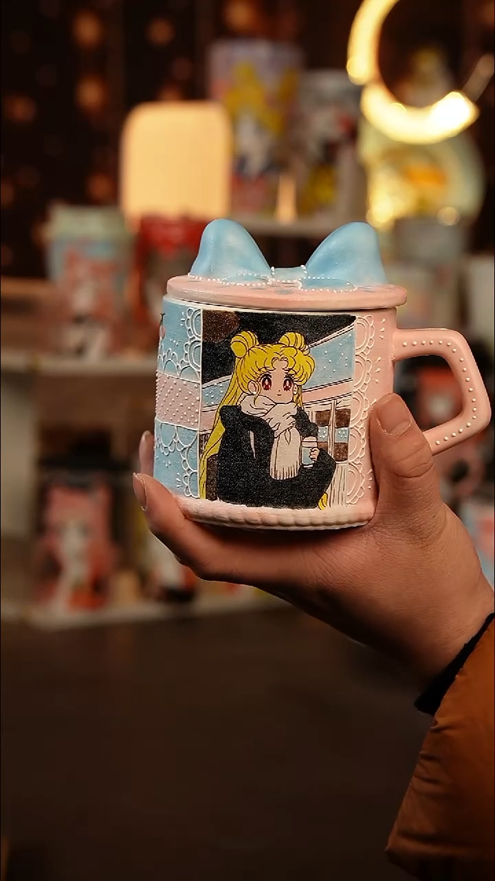 (玉泥）景德镇手工手绘文创陶瓷杯