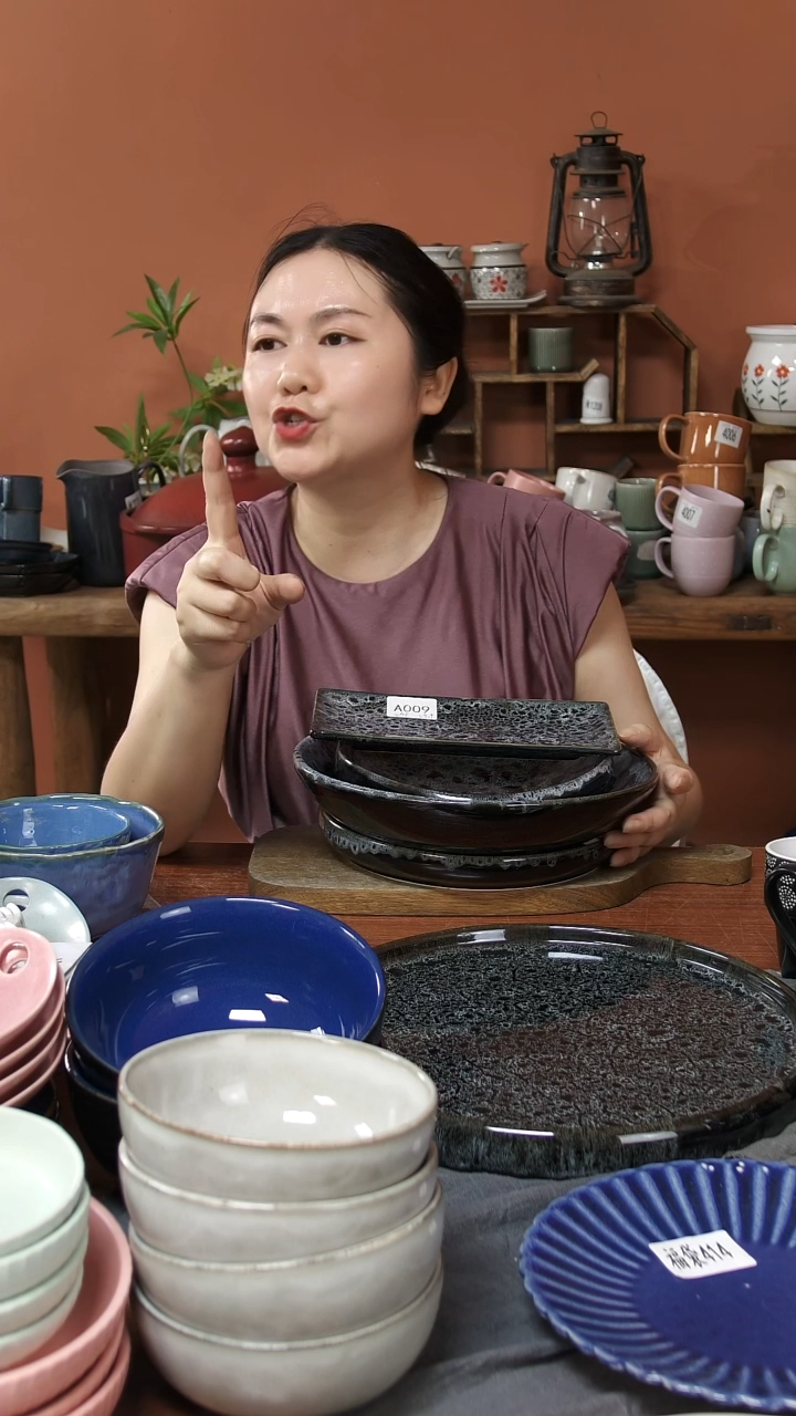 碗A009陶瓷餐具4件套微瑕