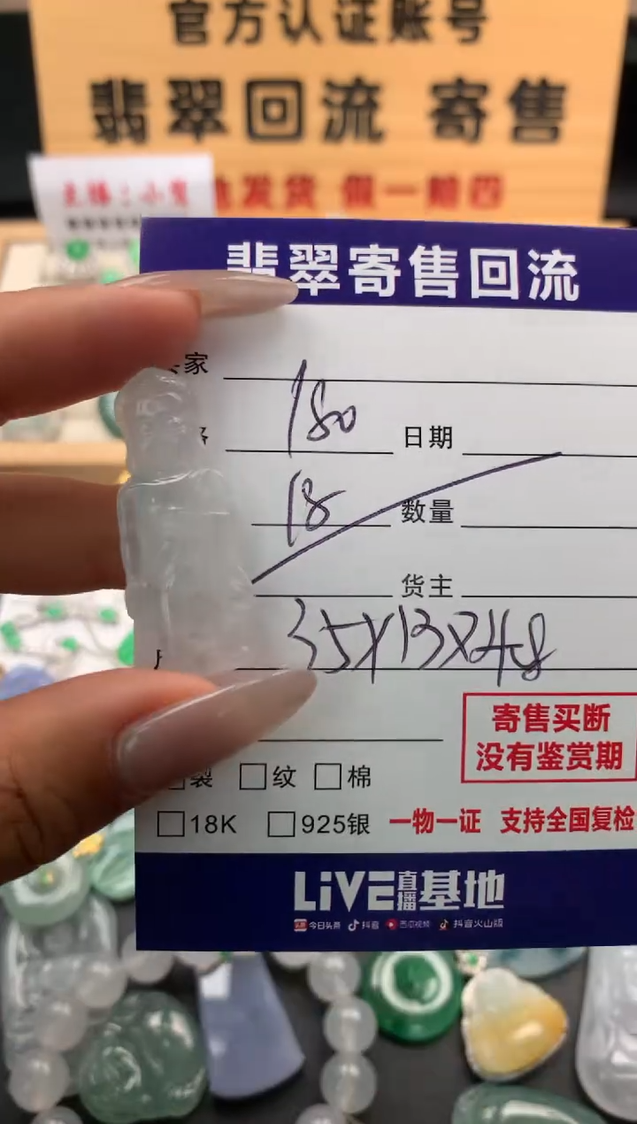 翡翠未镶嵌颈饰10126969